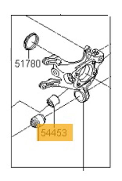 Control Arm-/Trailing Arm Bush Rear Axle LEMFORDER